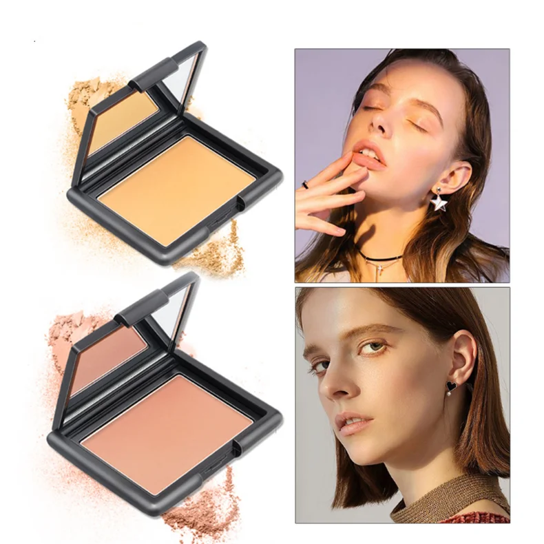 
Wholesale Matte 9 Colors Face Powder Oil-control Waterproof Concealer Makeup Pressed Powder 
