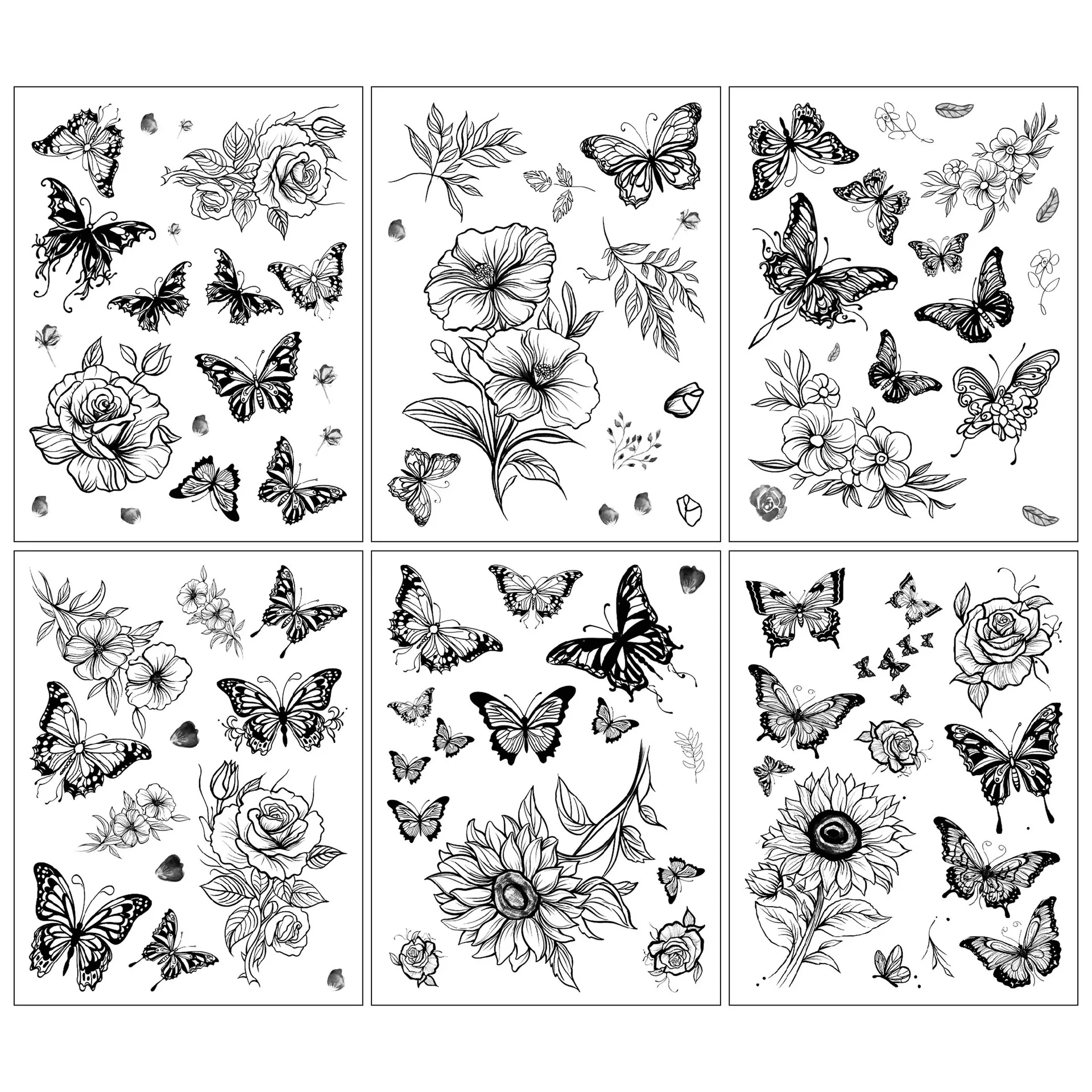 Hot Sale Tattoo Cool Photos Easy To Use Makeup Tattoo Top Sale Premium Semi-permanent Temporary Tattoo Stickers