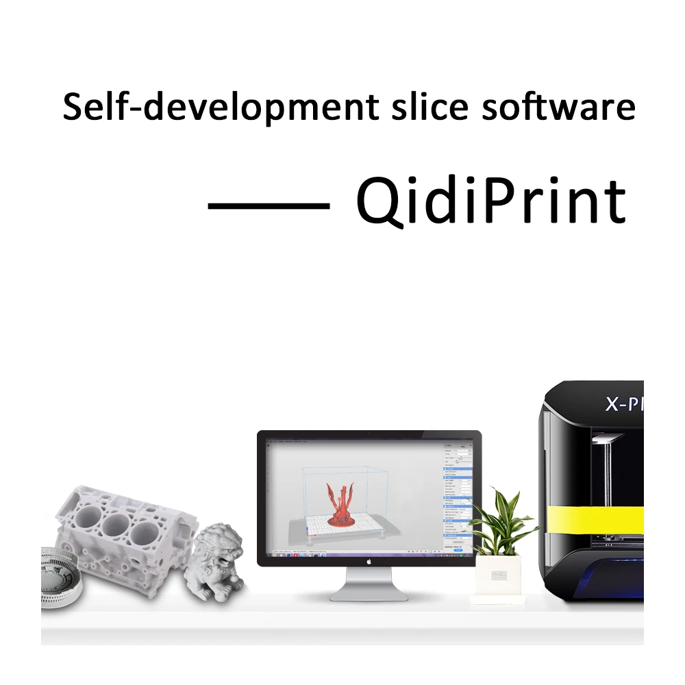 QIDI 3dprinter машина X-PLUS с нити магнитная доска