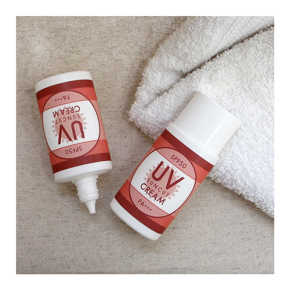 Japan private label skin care flask oil control sunblock lotion