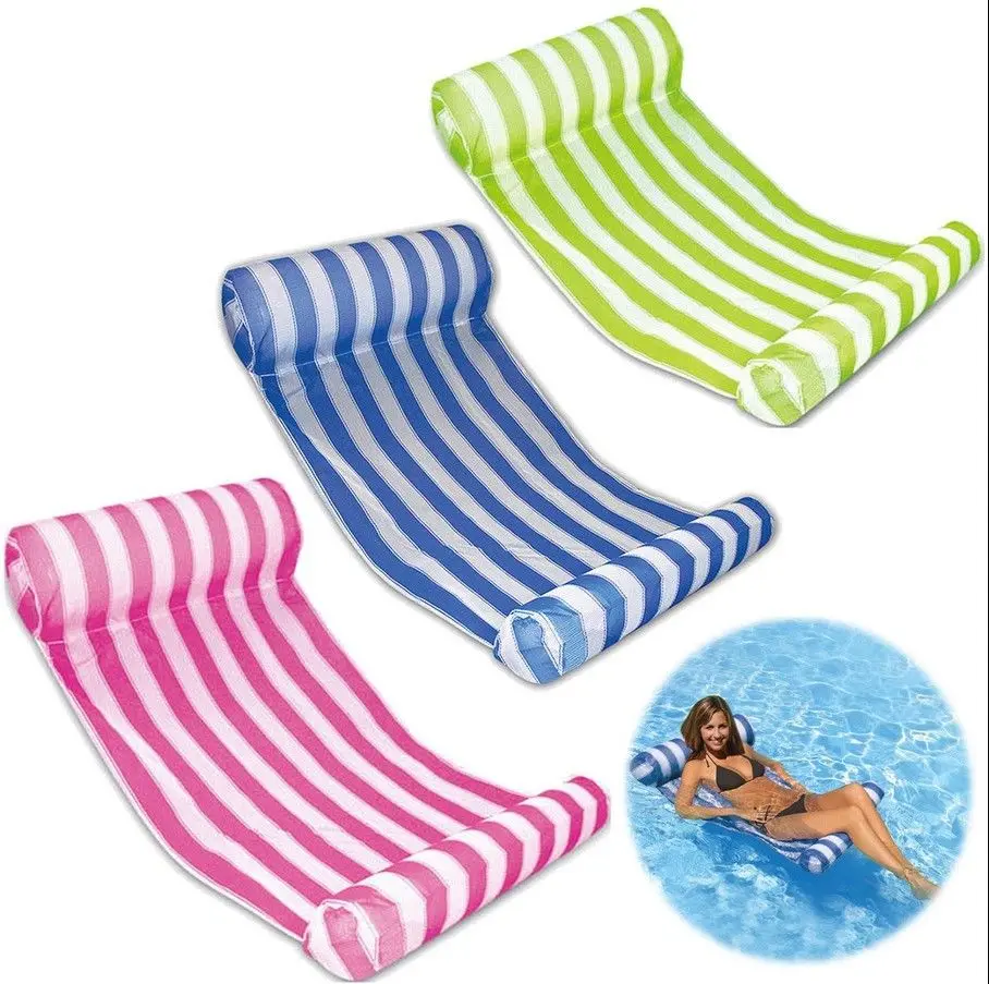 Factory Sale Multi Function Water Floating Bed Swimming Water Hammock  Pool Float Chair
