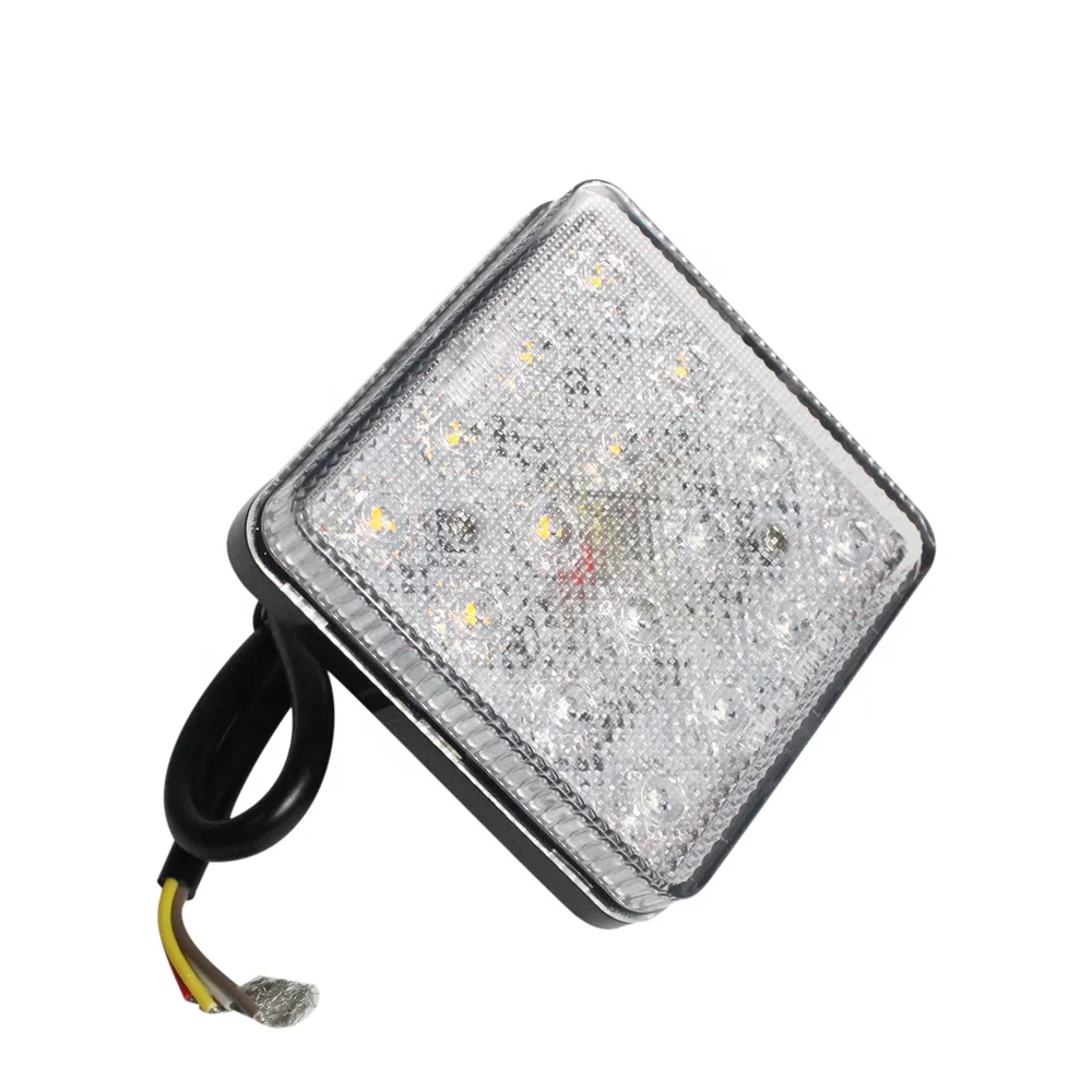 Manufacturer Cargo Trailer Tail Lights 12v Square Turn Stop Truck Lights LED