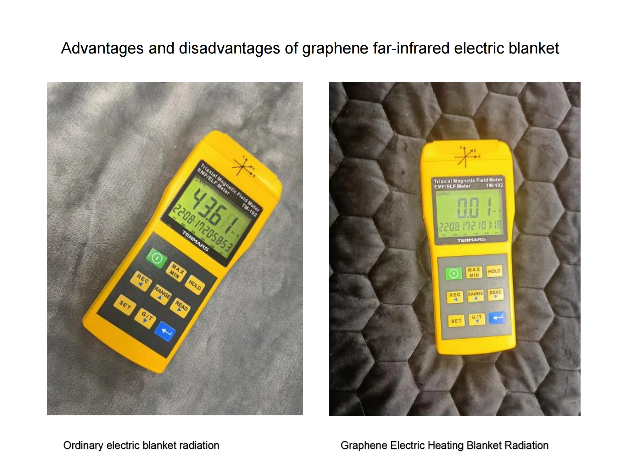 Low price electric heated blankets Graphene electric blanket portable Far infrared heating pad