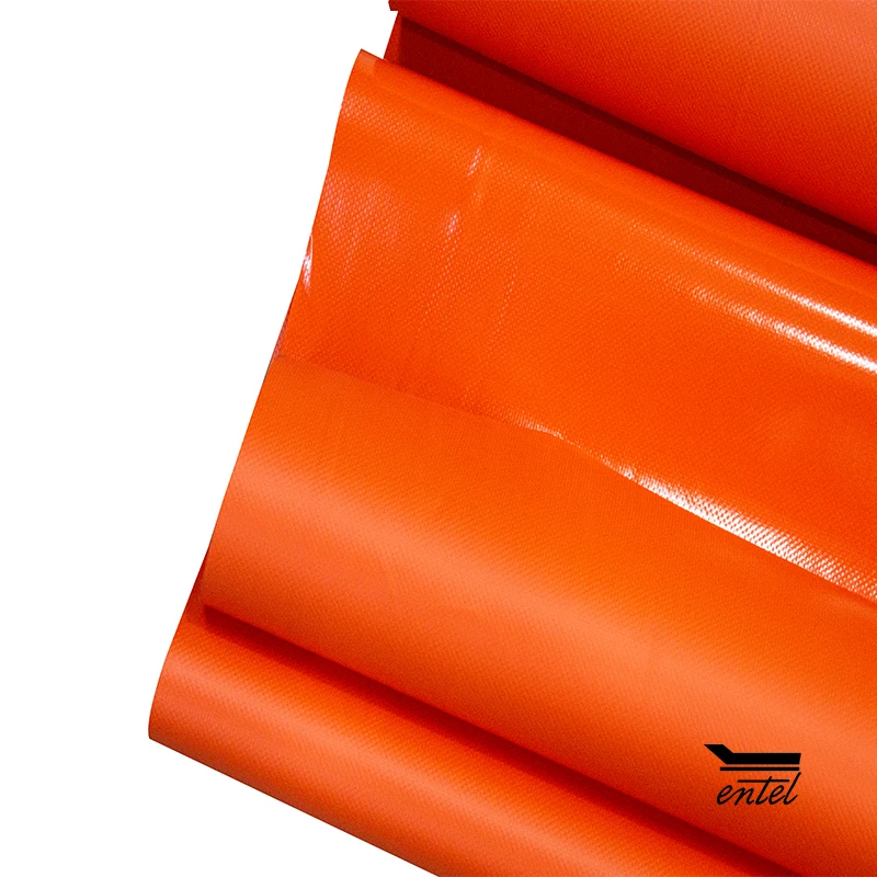 Fire Retardant PVC Coated Polyester Tarpaulin Fabric For Tensile Membrane Building Structures