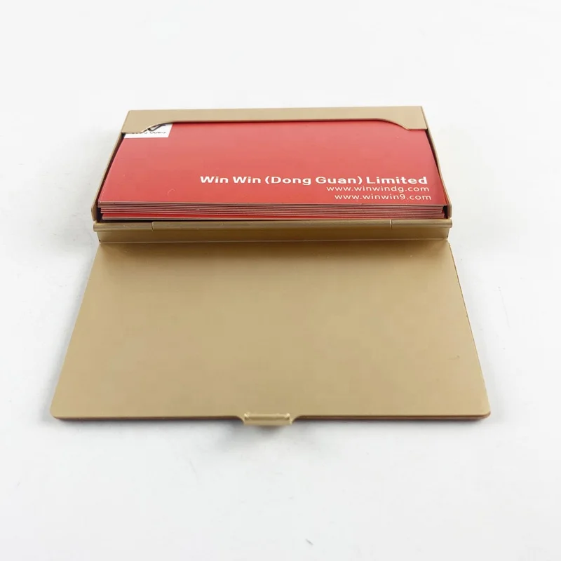 Natural Bamboo Business Card Holder Oblong Portable Note Box Name Card Box Bamboo Cards Case