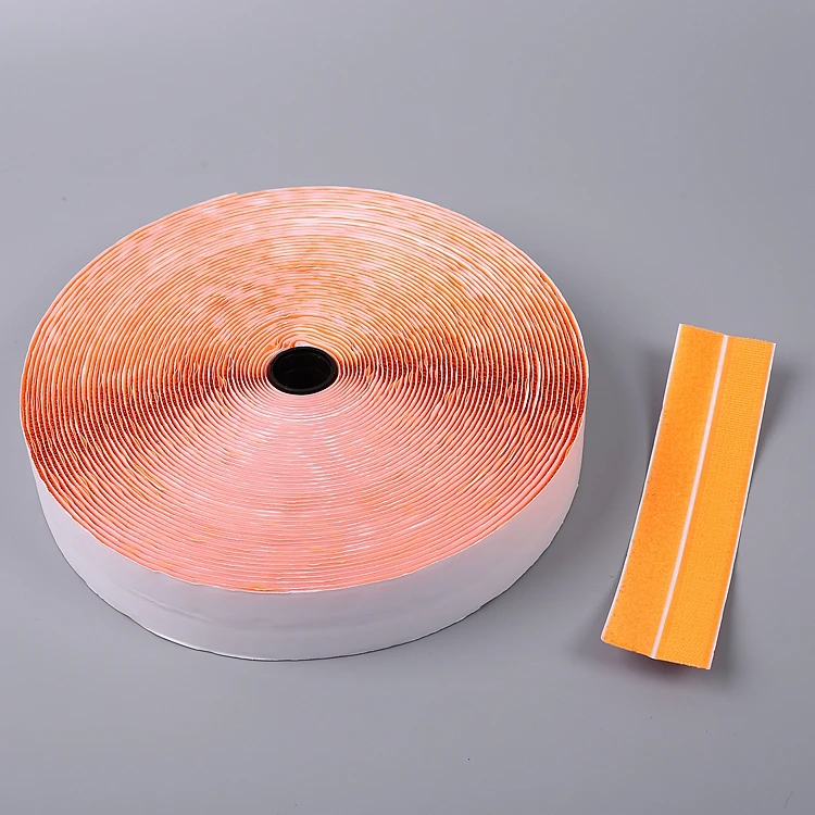 Customized Size Die Cut Available self adhesive hook and loop tape nylon 50mm hook and loop fastener For Curtains