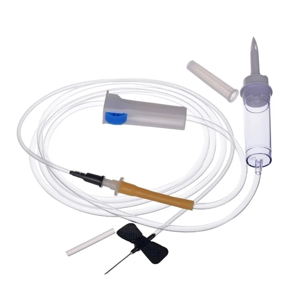 Medical IV Infusion Set with CE Approved for