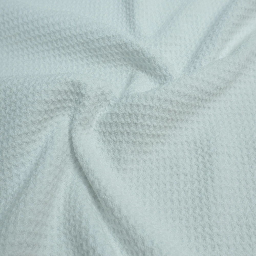 Eco-friendly Wholesale Waffle Cotton Fabric Plain High Quality Waffle Fabric Cotton For Clothing Pajamas