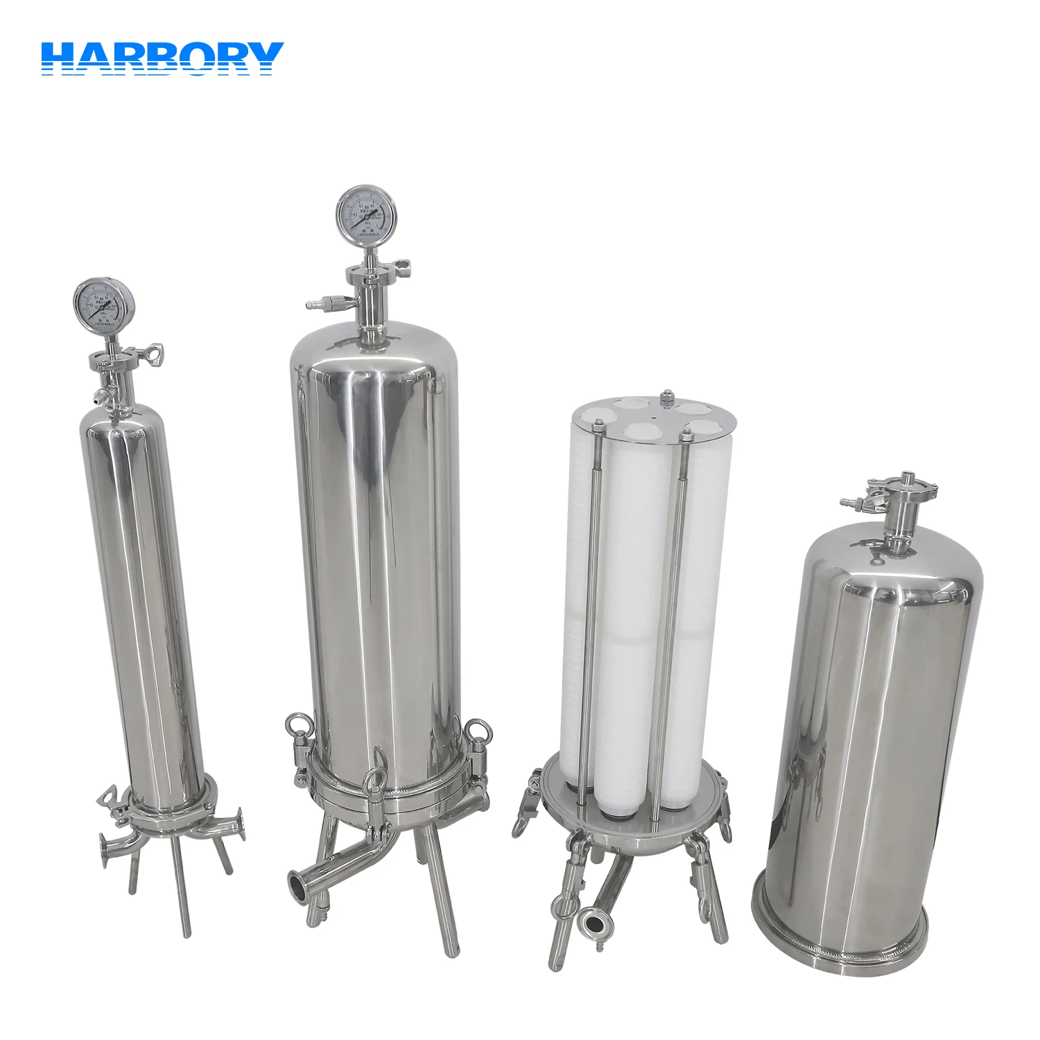 Professional Custom Pleated Filter Cartridge Housing ss304 Stainless Steel Cartridge Filter Housing