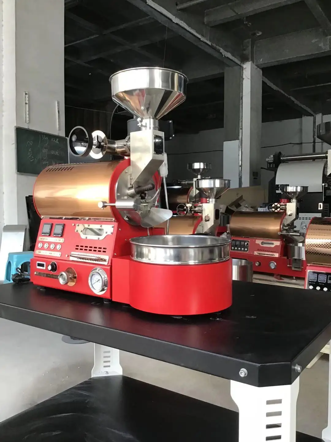 Wintop Roasting Machine Coffee  220V Stainless Steel 1kg Coffee Roaster Gas Commercial Coffee Roasters with Great Price