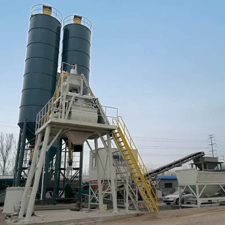 HZS50 concrete batching plant, beton plant
