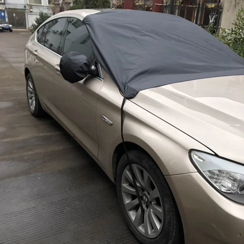 70*50 inch Polyester Silver Coated Car Sun windshield snow Cover