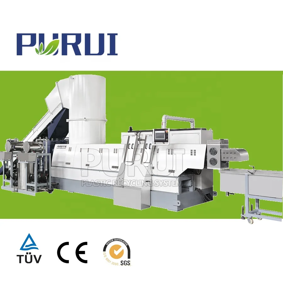 Excellent Performance PP PE Film Granulating Machine Hdpe Ldpe Recycling Pelletizing Line Recycled Polyethylene Pet granulating
