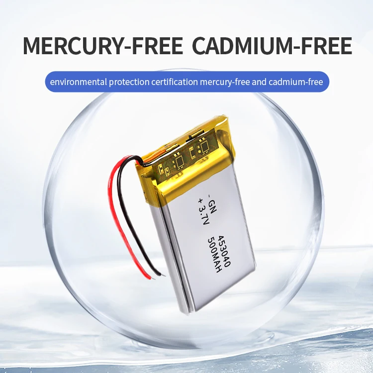Wholesale 453040 lipo rechargeable battery 3.7v li-polymer battery 500mah 453040 lithium polymer battery