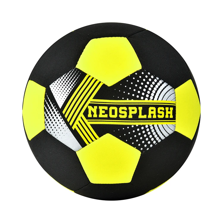 Soccer Ball Standard Size Custom Machine-stitched Football Ball Neoprene Material Beach Sports