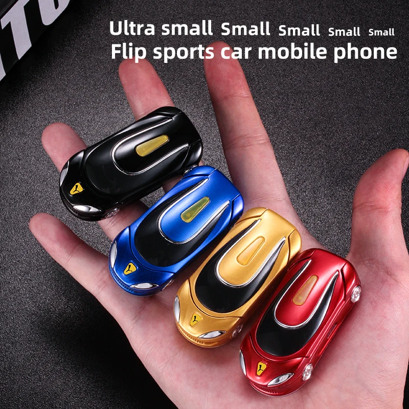 2022 Small Mini Flip Mobile Phones Unlocked Cheap Cell Phone Without Camera Bluetooth Dialer F18 Push Button Telephone