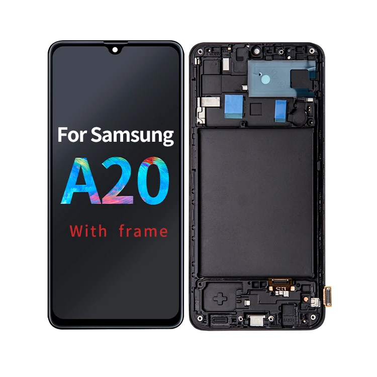 ЖК-дисплей для samsung a20 сменный мобильного