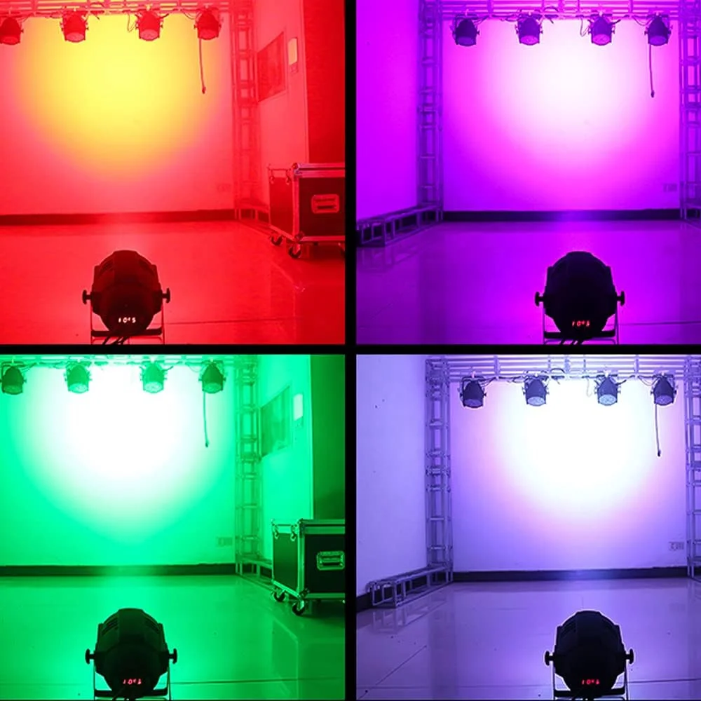 LED Tinted Pa-light RGBW Stage Lighting Beam Zoom Wash Moving Head Light RGB ATG for DJ Bar Club LED PAR 54psc 3W Portable 80 70