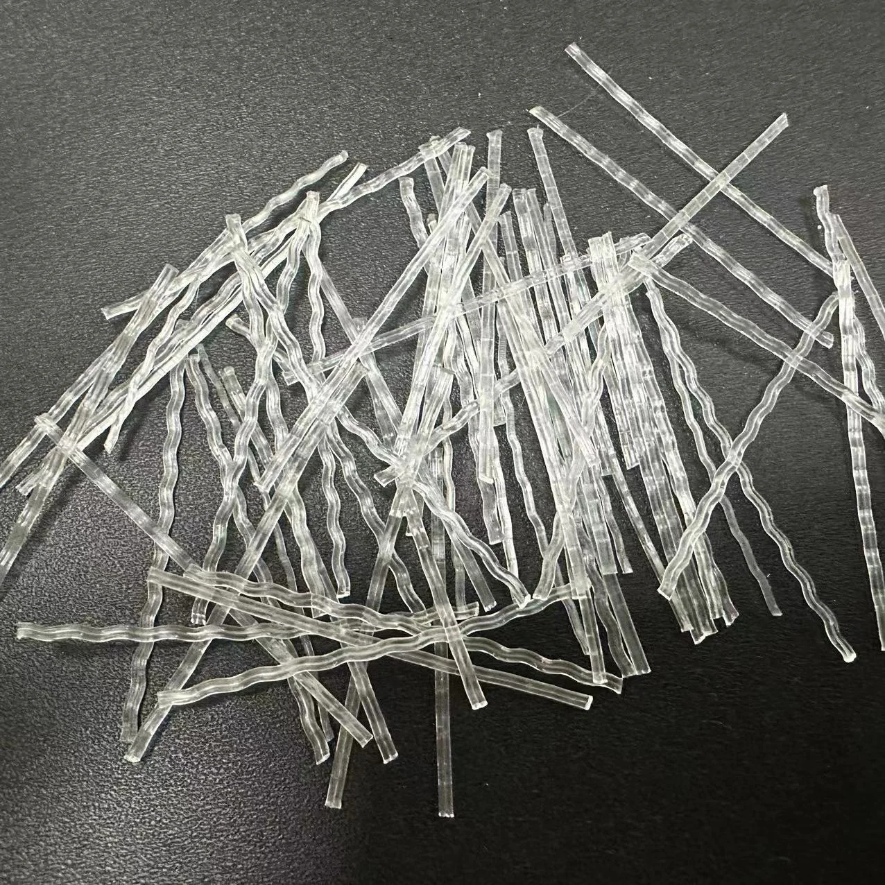 High Crack Resistance PP Fiber Wave Form For Bridge Construction