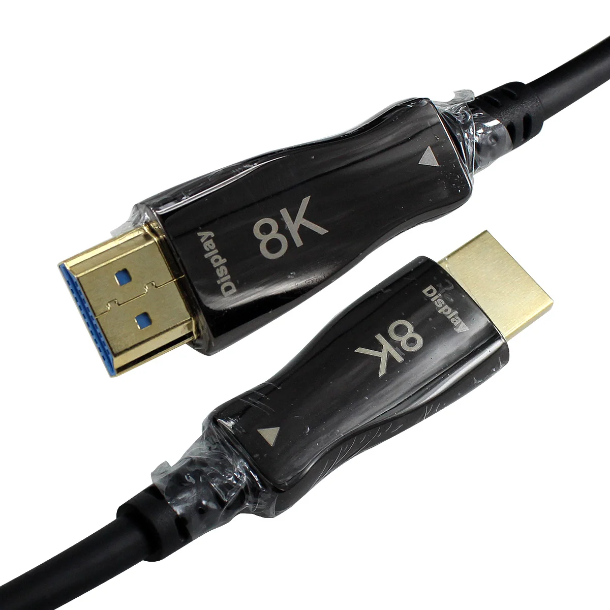 High quality gold plated long hdmi cable 25m 30m high speed hdmi fiber optic cable 8k 2.1 with Amplifier active 8k hdmi cable