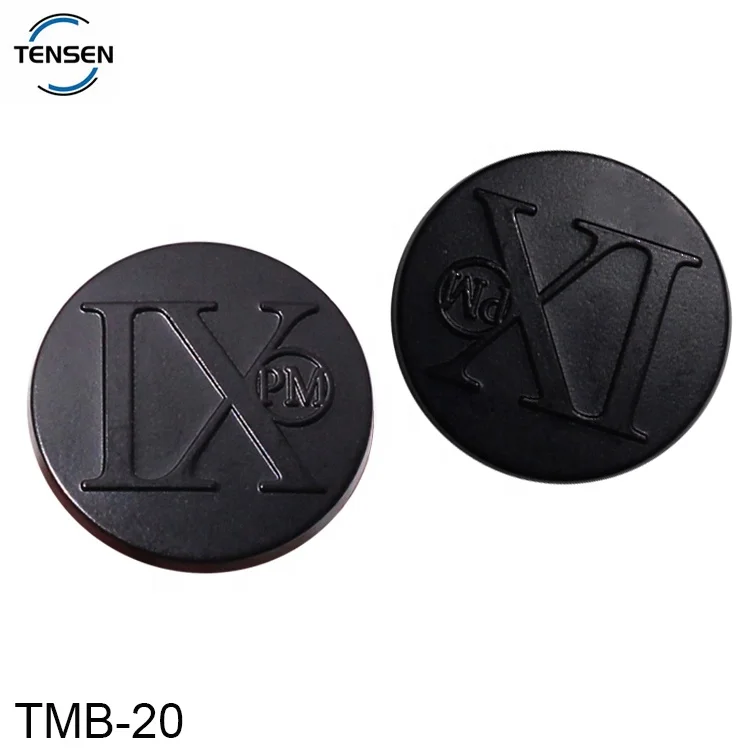 Custom rainbow denim rivet button custom engraved name jeans button alloy decorative jacket studs snap buttons