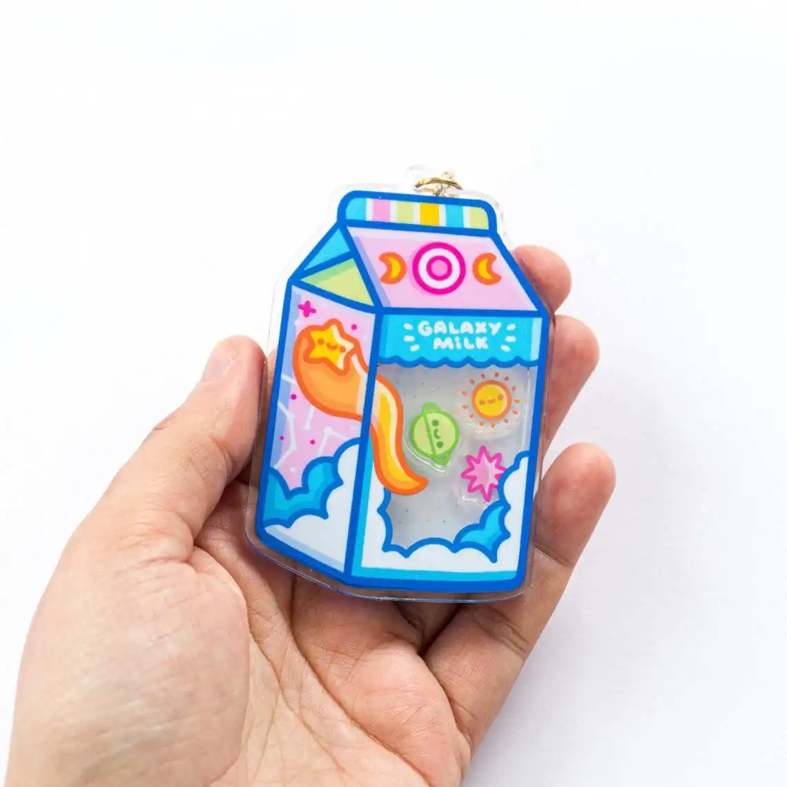 Polaroid Aesthetic Cute popular Plastic Acrylic keyrings custom accessories Charm personalized Keychain Key chain