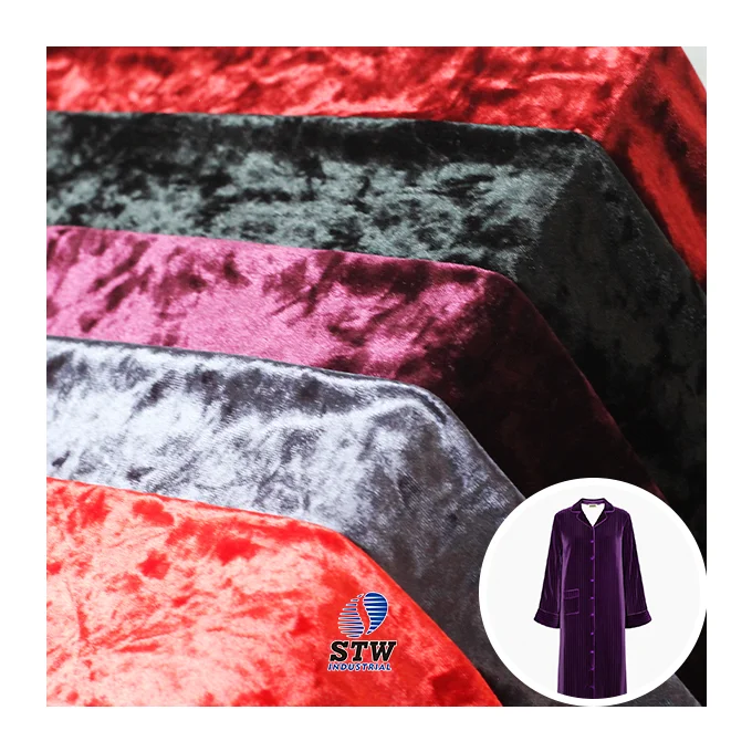 Good Quality 92%polyester 8%spandex Elastic Micro Velvet Korea Korea Velvet