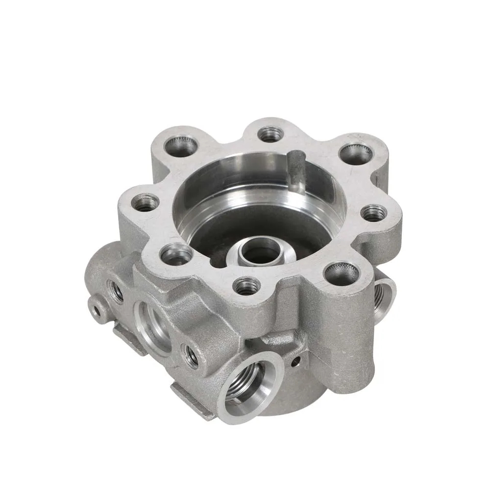 Precise aluminum die casting part for steering shaft processed by CNC machining for automobile