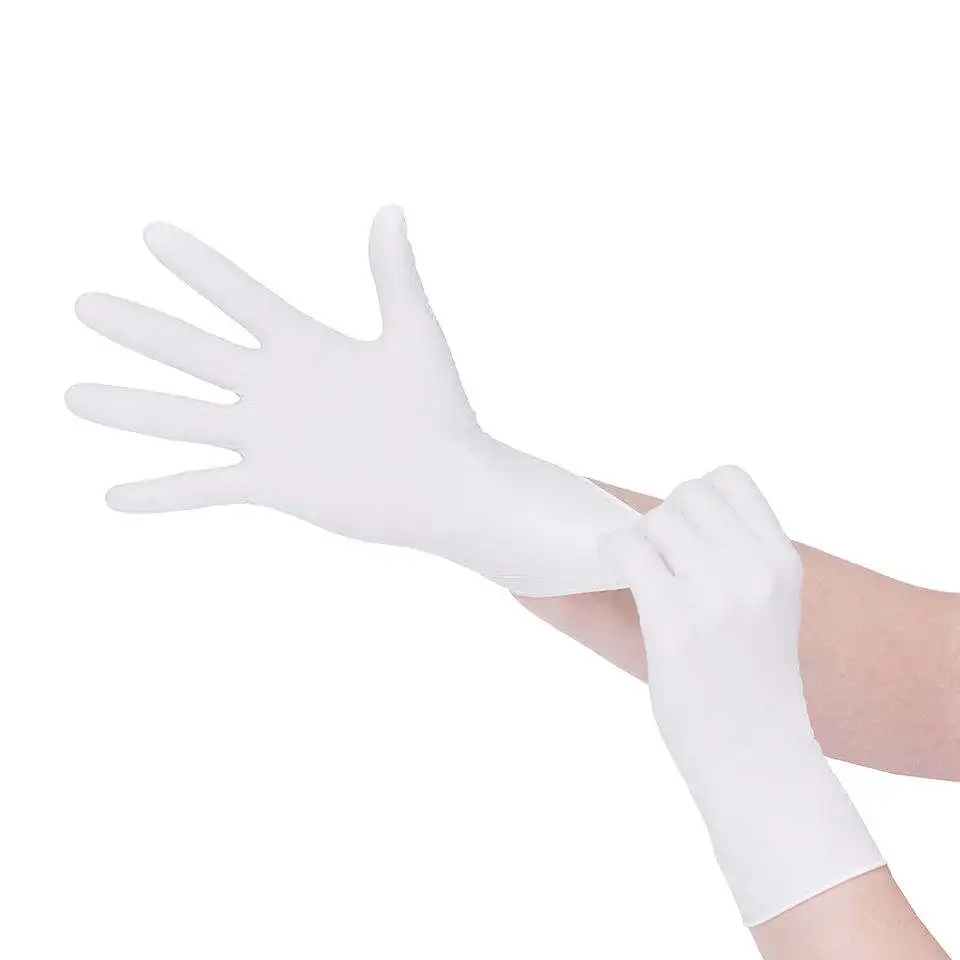 Factory Wholesale Accept OEM 100 Pack Disposable Gloves Nitrile Gloves Powder-Free 100% Pure Nitrile Glove