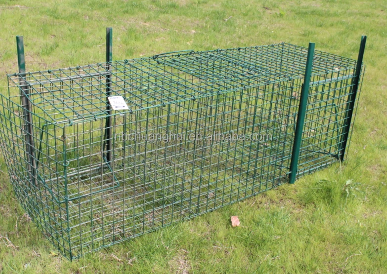 Hot Sale Arsen Magpie Trap Folding Galvanised Steel Pest Bird Cage Trap