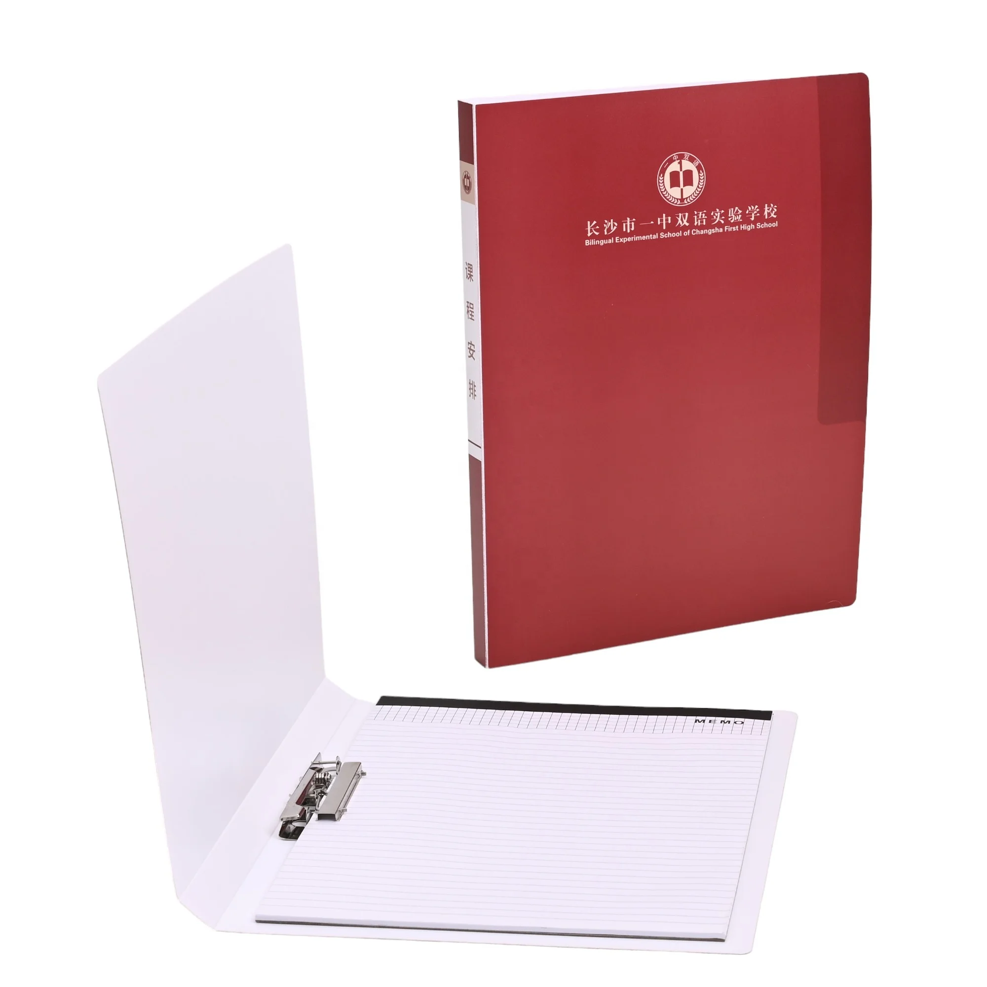 Customized Logo Print A4 Plastic File Clip Folders Manufacturing PP Personalized Clipboard For Office And School Student