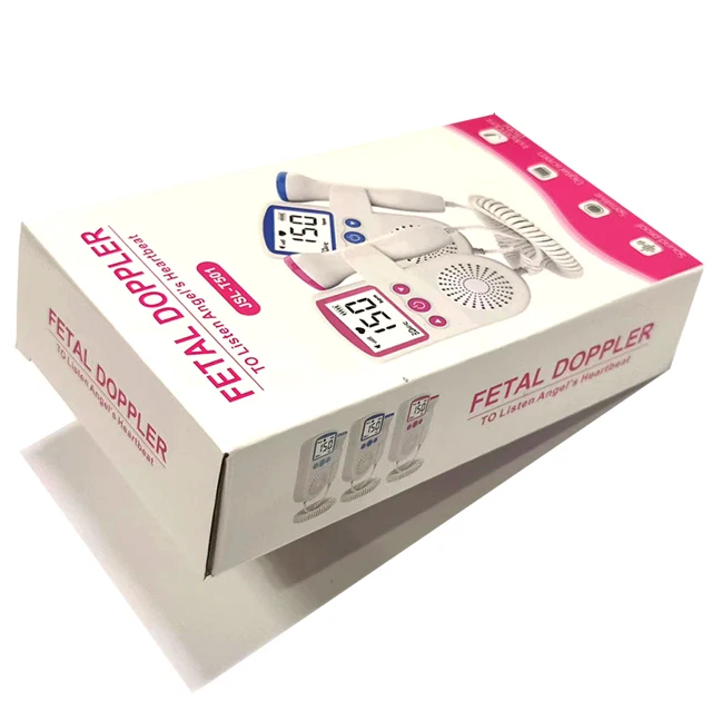 amazon hot selling ultrasound  home portable fetal doppler heartbeat monitor for pregnant with low price