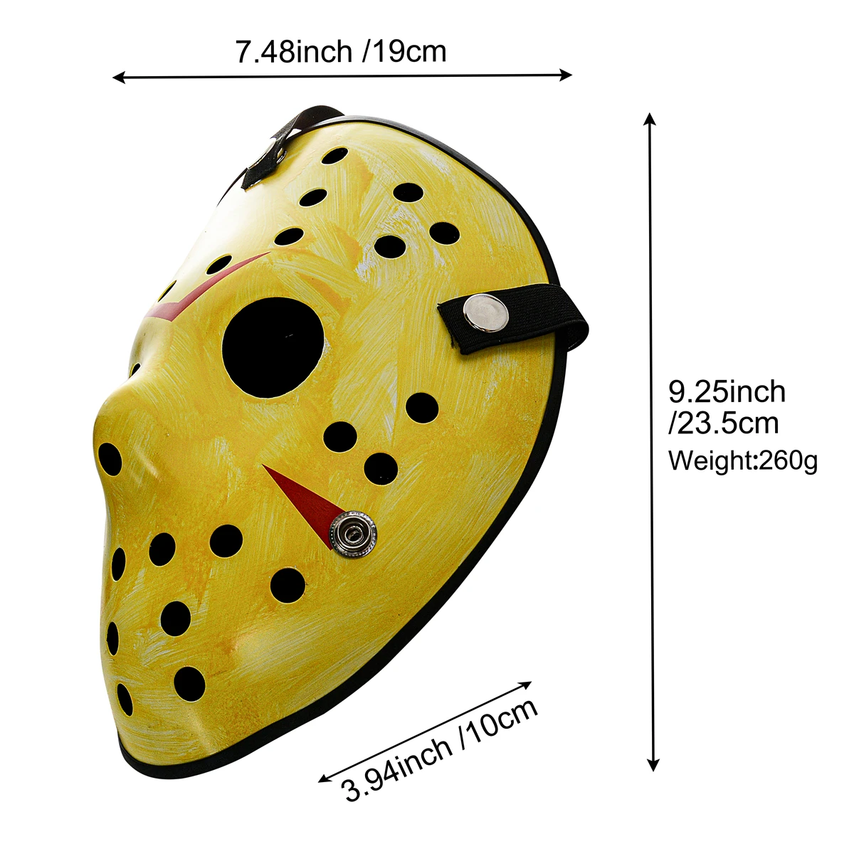 2022 New Halloween Cosplay Jason Voorhees Masks Masquerade Hockey Costume Accessories Metal Mesh Jason Mask