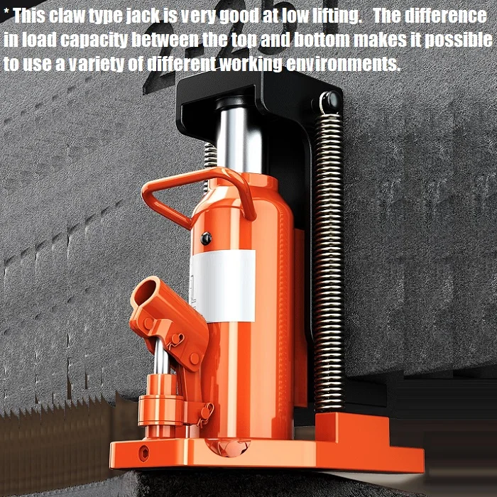 Factory Custom Low Profile Toe Jack Automatic Oil Return Function Hydraulic Bottle Lift