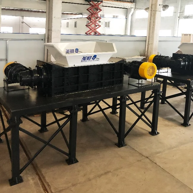 600 Model H13 Material Blade Wood Metal Plastic Garbage Shredder Machine