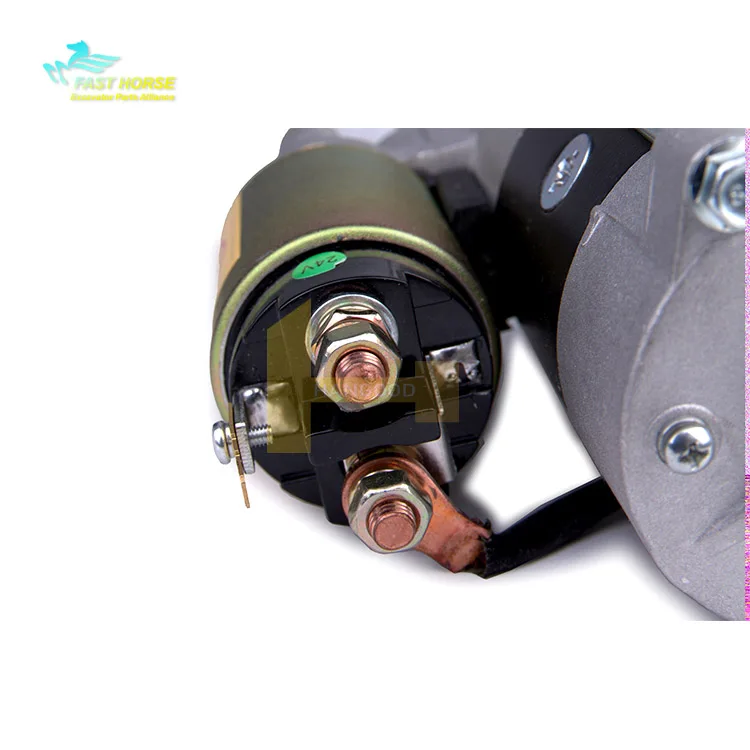 Hangood High Quality Construction Machinery Excavator Electric Parts Engine 4M40 Starter Motor Excavator Parts Thottle Motor