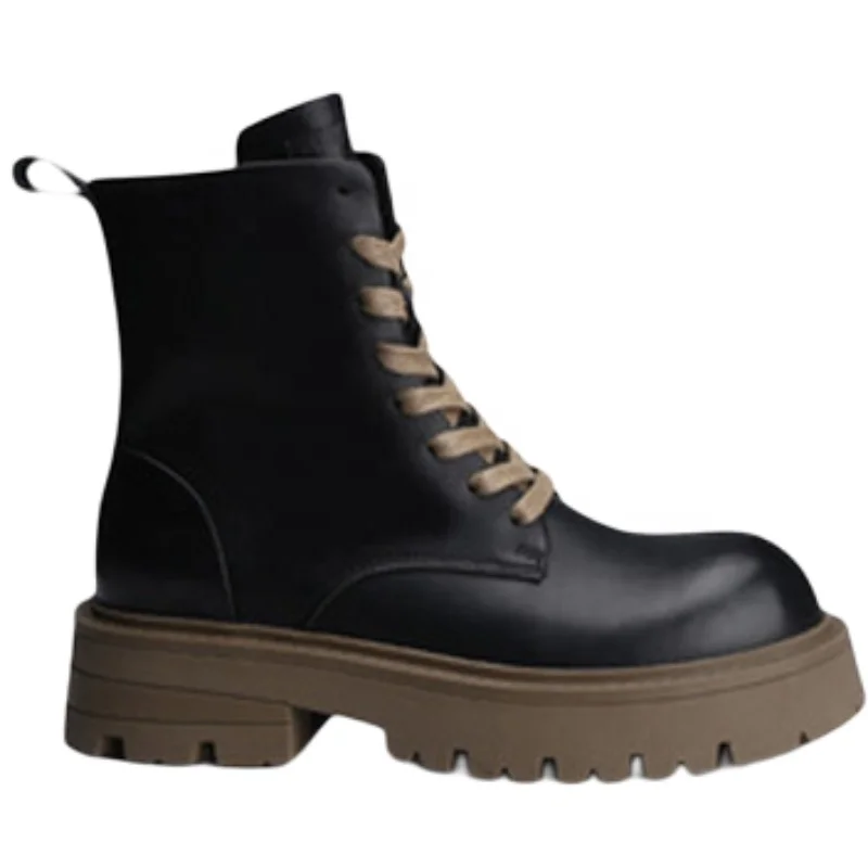 Platform Martin Boots Female New Fashion Trend Casual Retro Motorcycle Desert Boots For Women