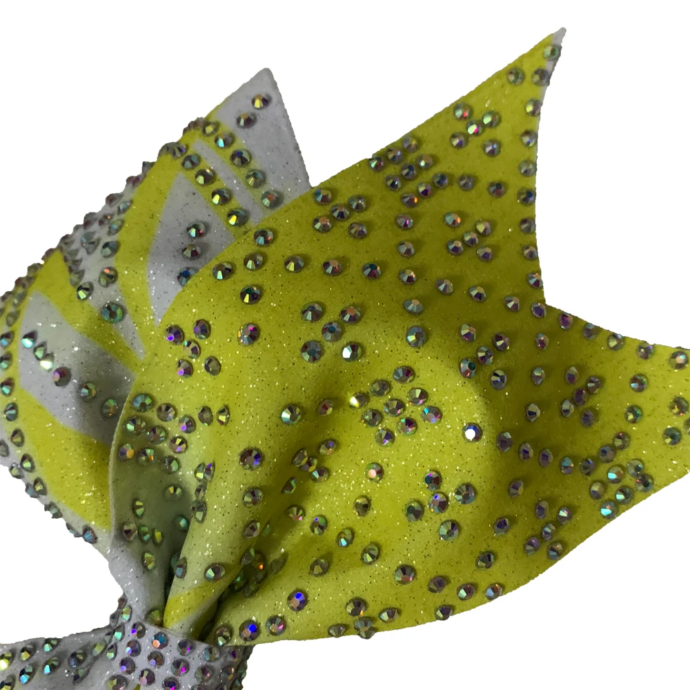 Custom Girls Cheerleader Cheer Bows with Rhinestone Blingbling