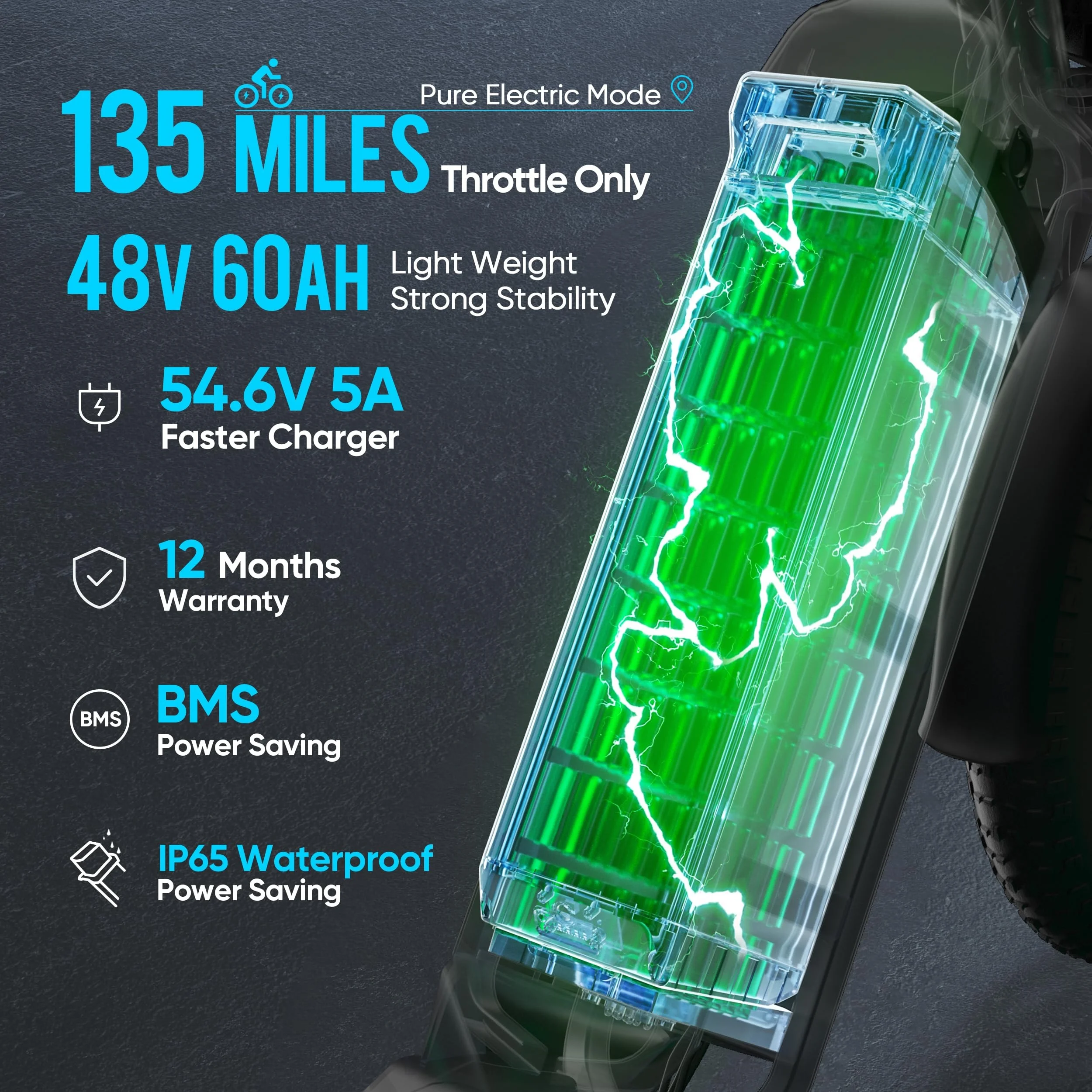 2023 Hot Sale 48v 60ah 1000W Electric Bike E Bike Long Range Electric Motorcycle Full Suspension  Bicycle With 20inch Fat Tire