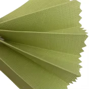 Sunscreen Vertical Satin Gold pleated curtain Pleated Blinds fabric for Car shade folding fabric blinds