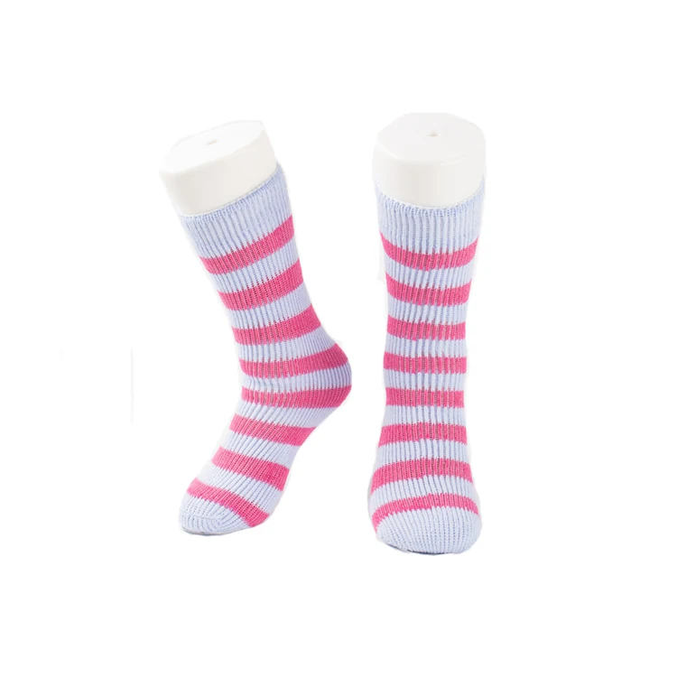 custom warm fuzzy socks brushed thermal socks grip winter socks