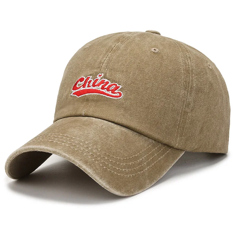 Classic Cotton Baseball Cap Adjustable Snapback Peaked Cap Embroidered Logo Sports Cap