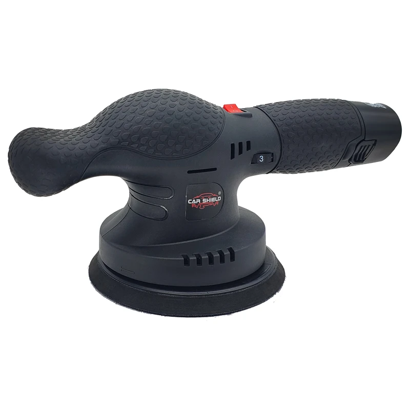 Car Shield 6Inch 9mm Cordless Dual Action Buffer Polisher Polishing Machine with 12V Battery