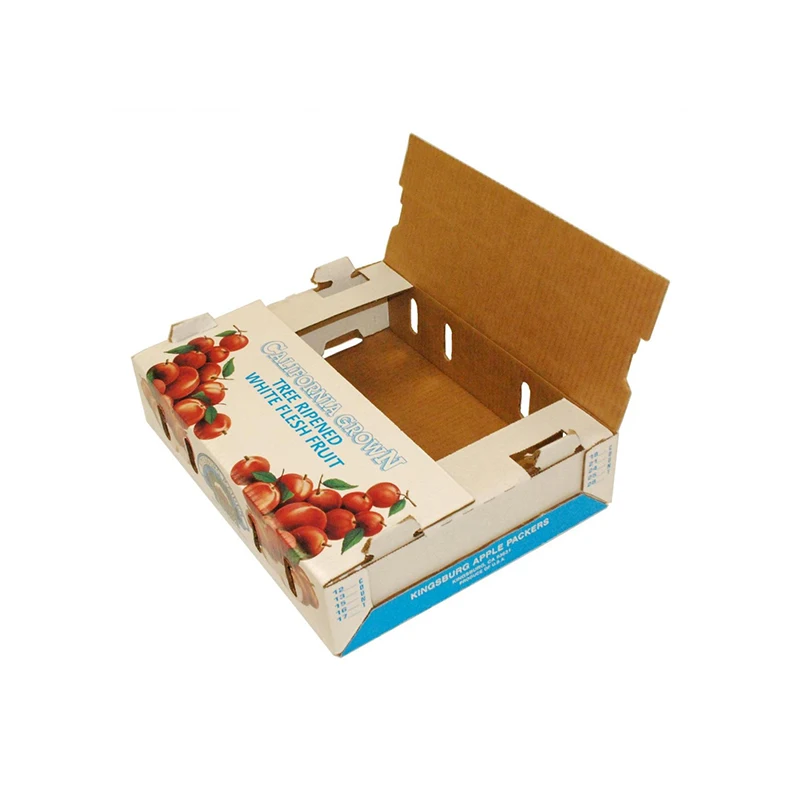 Custom logo printed fruit cardboard banana packing cartons boxes for sale