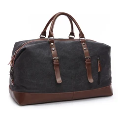 Travel Custom Heavy Classic Luggage Unisex Luxury weekender duffle Bag for Men canvas duffel bag