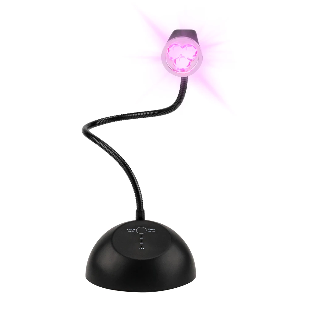 Focused Beam Led Professional Salon Manicure 18w Portable Desktop Mini UV Led Nail Lamp Nail Dryer Rechargeable