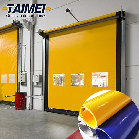 Porte Rapide в ПВХ затворе Быстрый вход из затвора дверная ткань промышленная высокоскоростная дверь