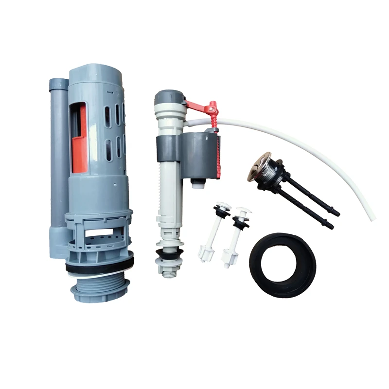 two piece toilet commode sanitary ware New design toilet flush accessories toilet tank fittings EWC gray color flush value