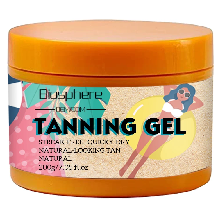 
OEM/ODM Private Label Moisturizing Sunless Tanning Lotion Tanning Cream Deep Dark Tanning Gel 
