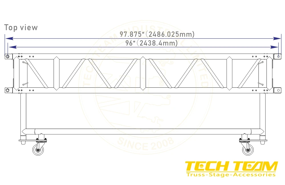 Продажа 1432x610 мм truss Truss дисплей 360 предварительной установки FD36P-RS122B для освещения сцены